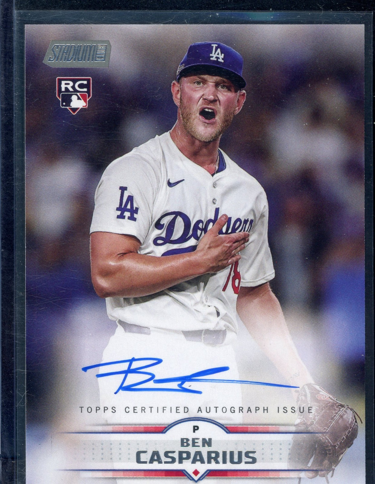 2025 Topps Stadium Club - Autographs Ben Casparius #SCBA-BCA (AU, RC)