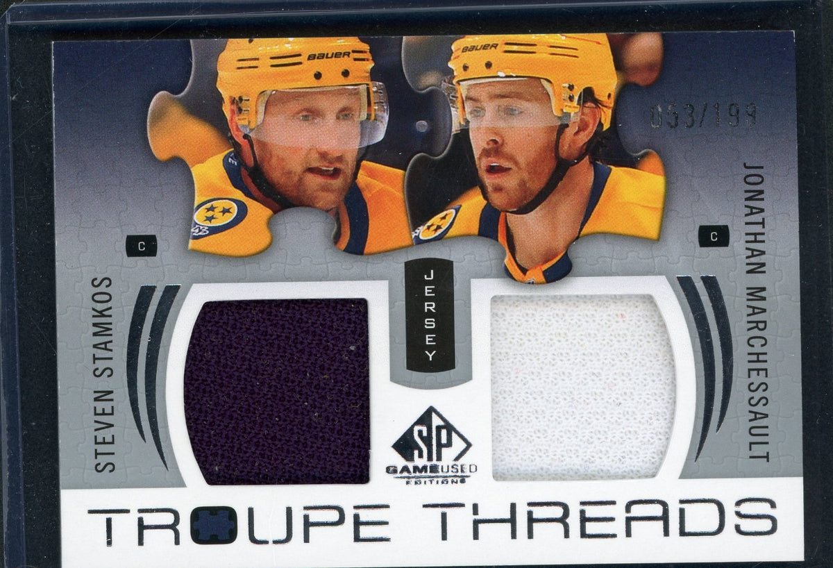 2025-26 Upper Deck Sp Game Used - Troupe Thread Stamkos/Marchessault /199