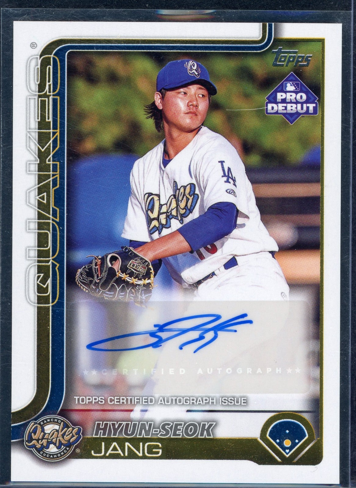 2025 Topps Pro Debut - Hyun-Seok Jang #PD-179 Autographs (AU, RC)