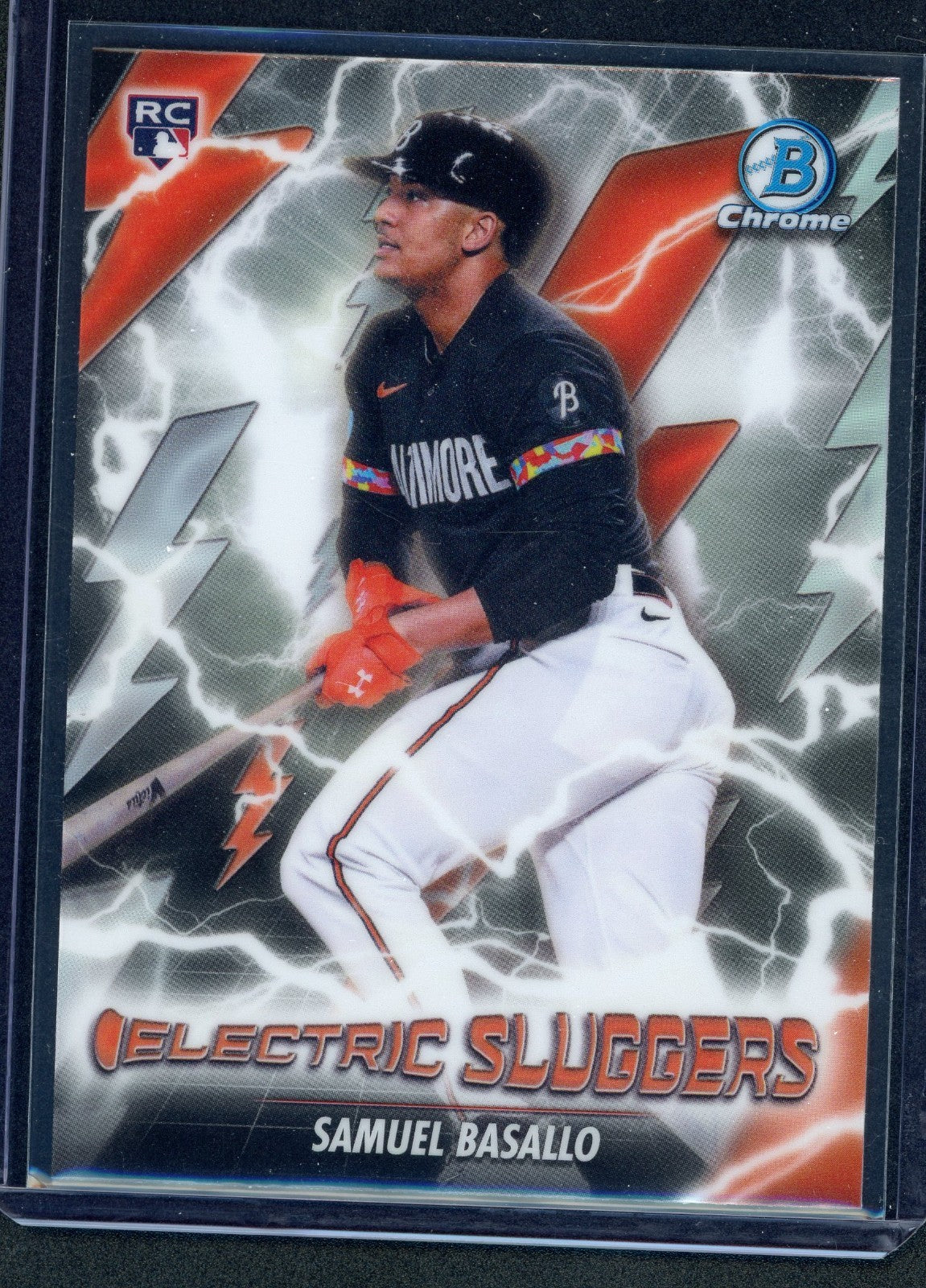 2026 Bowman Chrome Baseball Electric Sluggers Samuel Basallo #ES-10