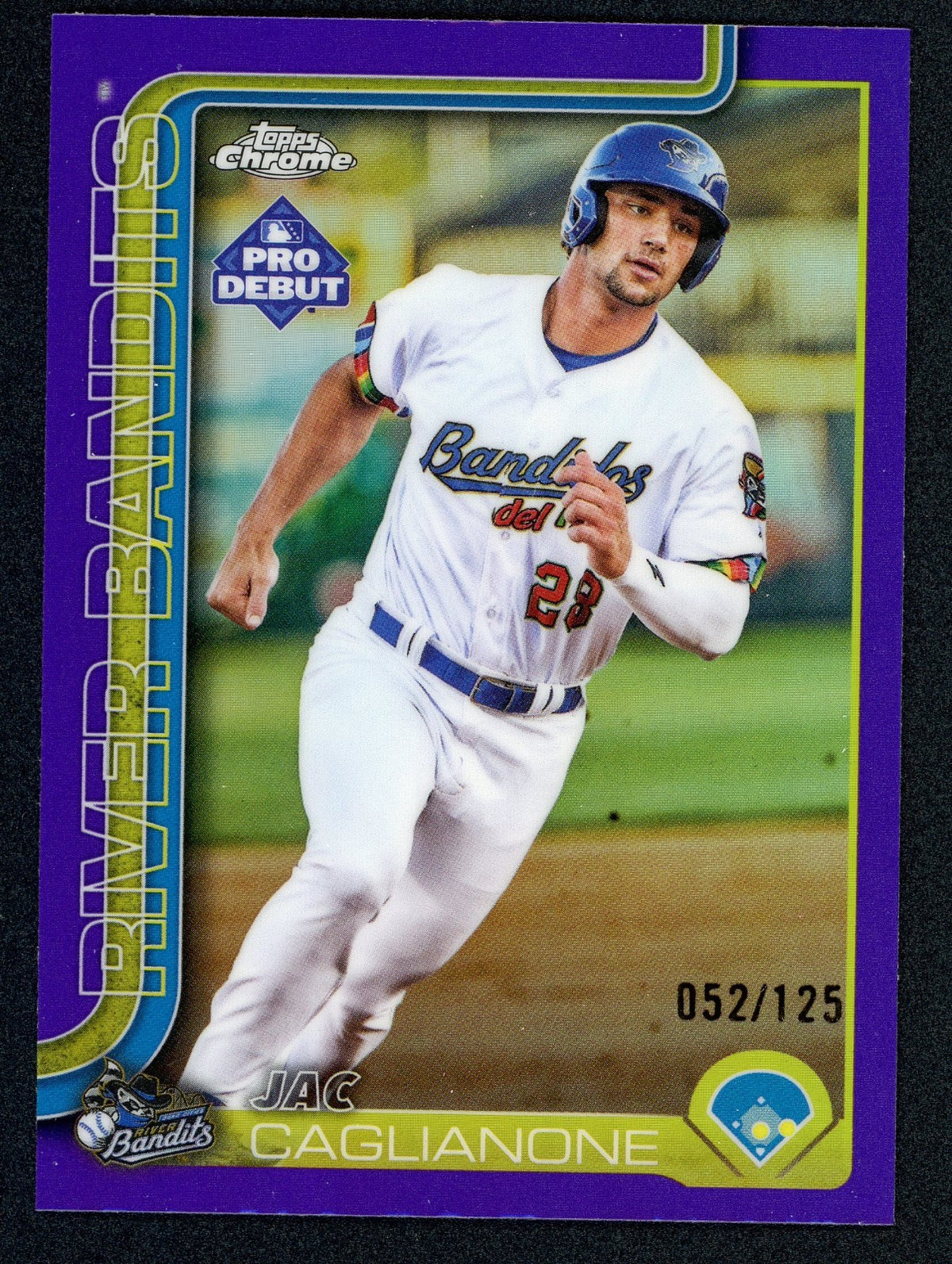 2025 Topps Pro Debut - Chrome Jac Caglianone #PDC-89 Purple Refractor /125 (RC)