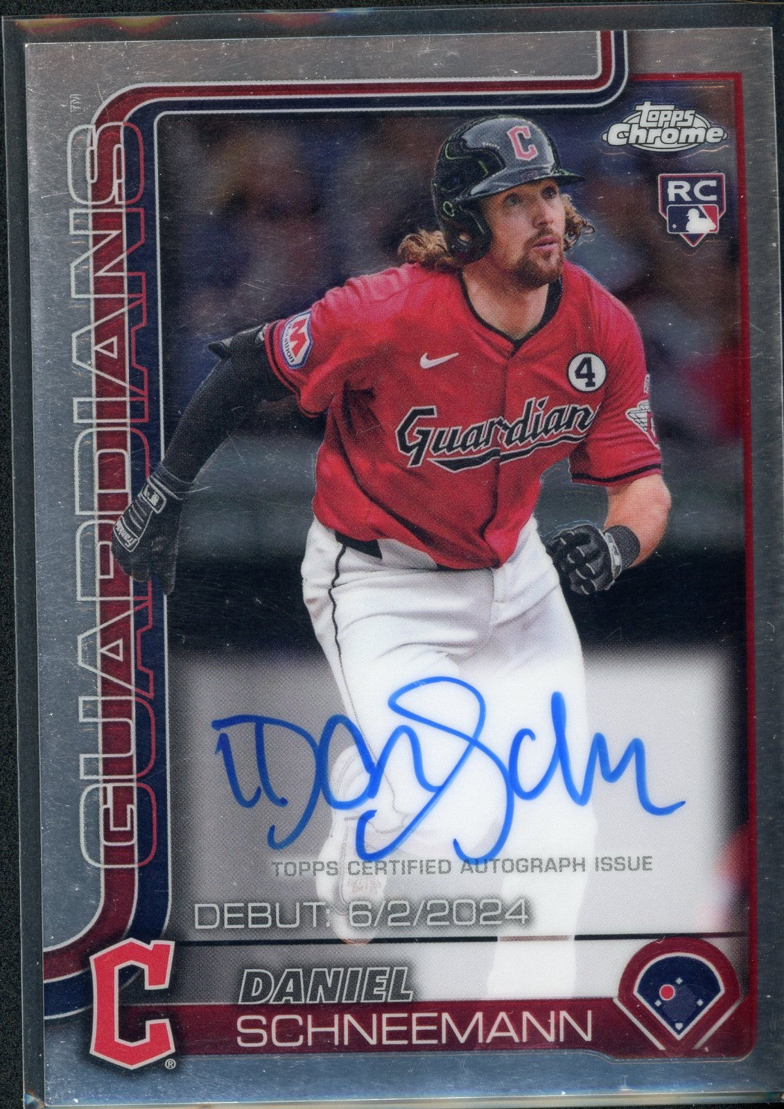 2025 Topps Chrome Update Series - Rookie Debut Autographs Daniel Schneemann AU