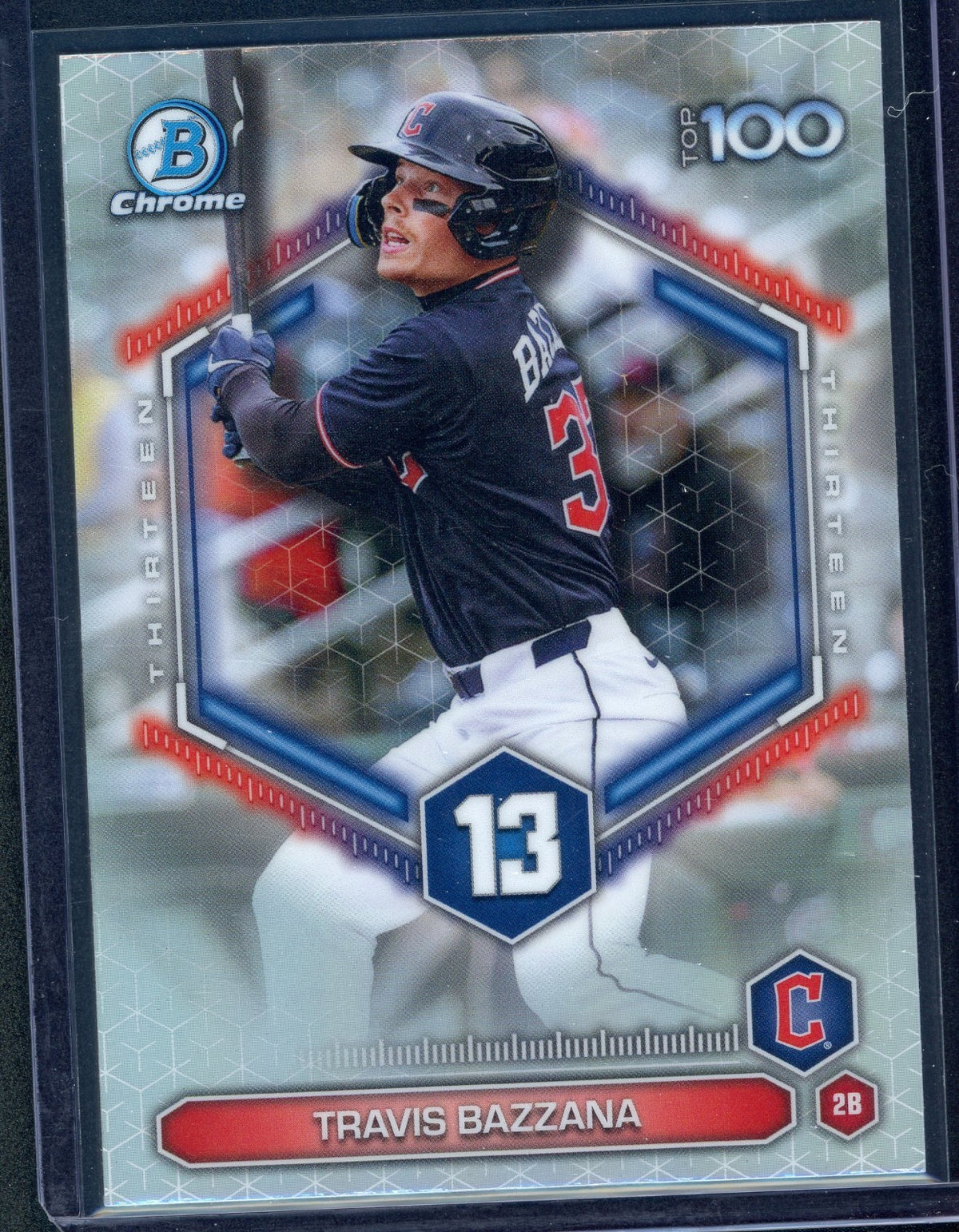 2026 Bowman Chrome- Bowman Scouts Top 100 Chrome Travis Bazzana #BTP-13