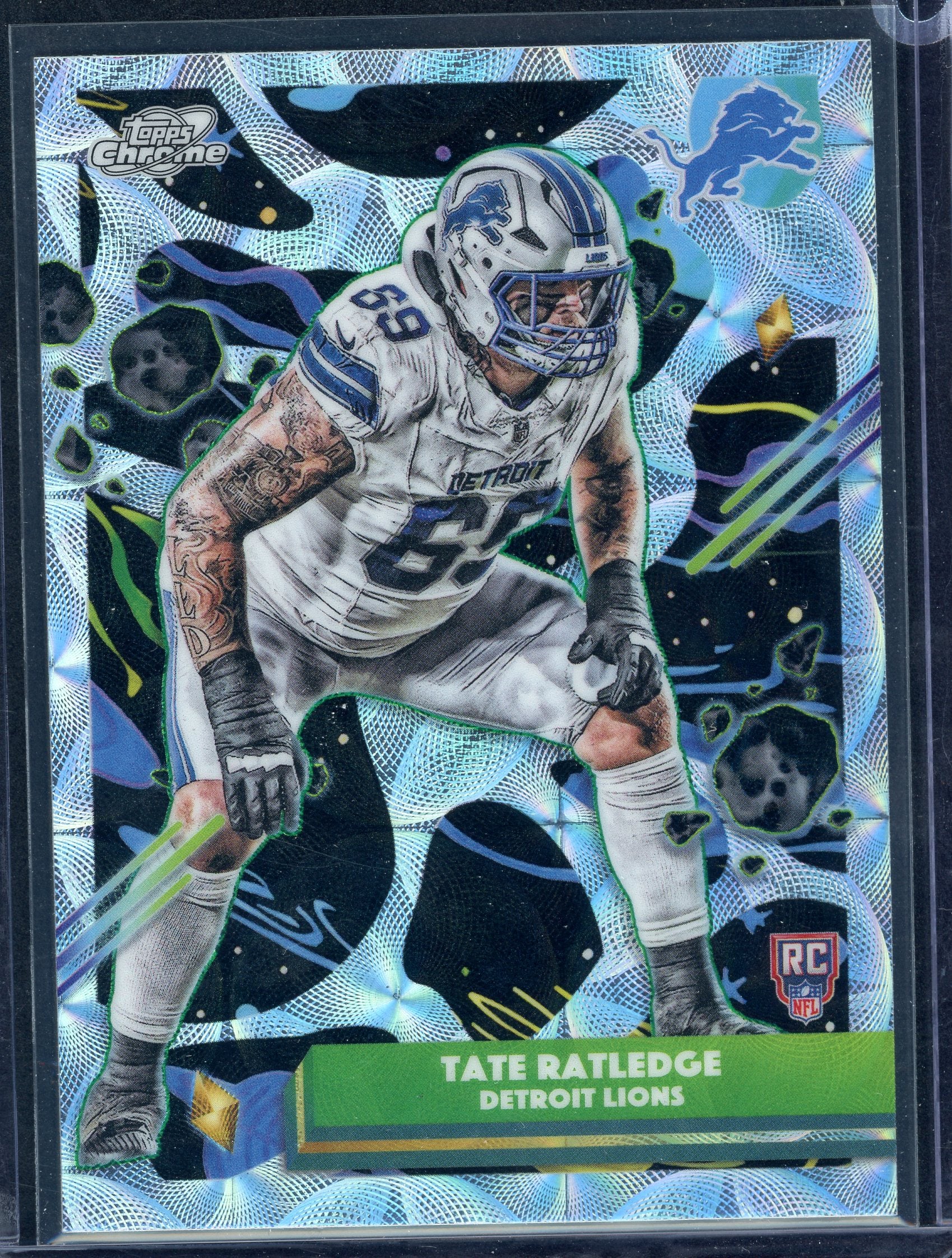 2025 Topps Chrome Cosmic #135 Tate Ratledge Nucleus Refractor