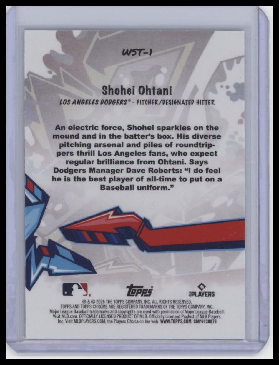 2026 Topps Chrome #WST-1 Shohei Ohtani Wild Style
