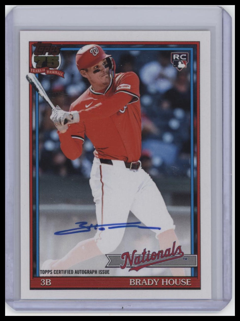 2026 Topps #91B2-BH Brady House 1991 Topps Baseball 35th Anniversary Autographs