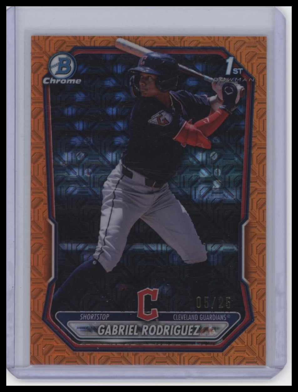 2026 Bowman #BCP-118 Gabriel Rodriguez Chrome Prospects Orange Mojo  /25
