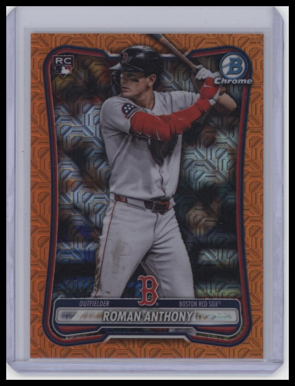 2026 Bowman #18 Roman Anthony Chrome Mojo Orange Refractors #/25