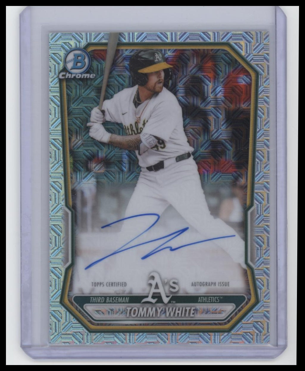 2026 Bowman #BMA-TW Tommy White Chrome Autographs Mojo Refractors