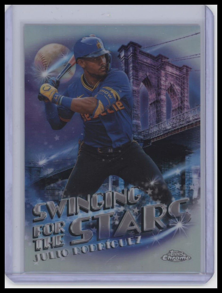 2026 Topps #SWS-5 Julio Rodríguez Swinging for the Stars