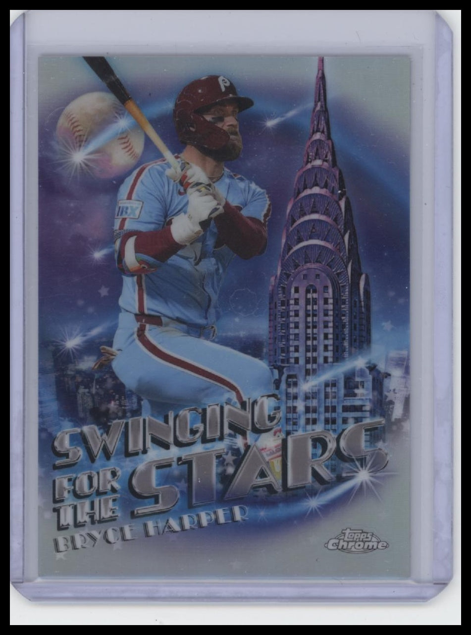 2026 Topps #SWS-10 Bryce Harper Swinging for the Stars