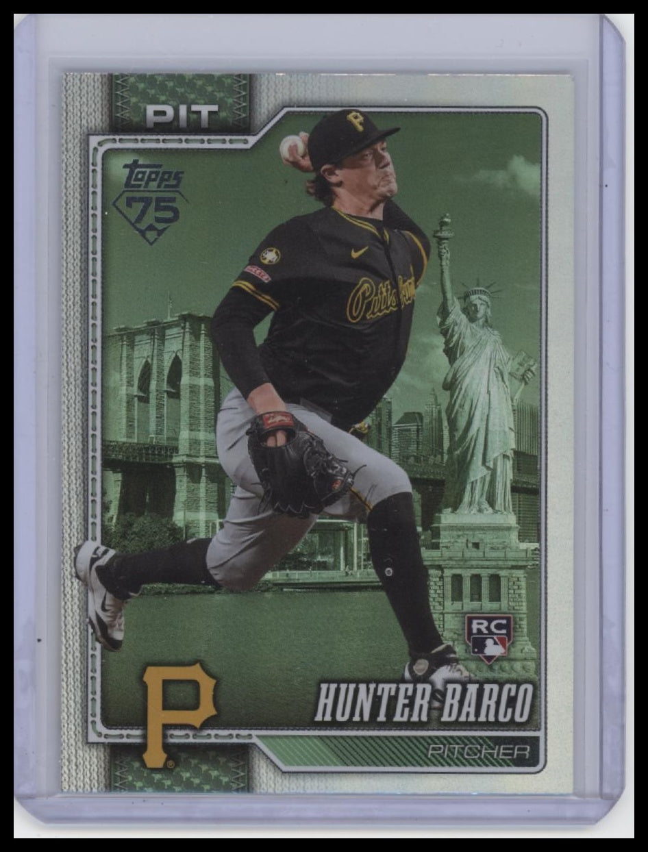 2026 Topps #398 Hunter Barco Big Apple Foil