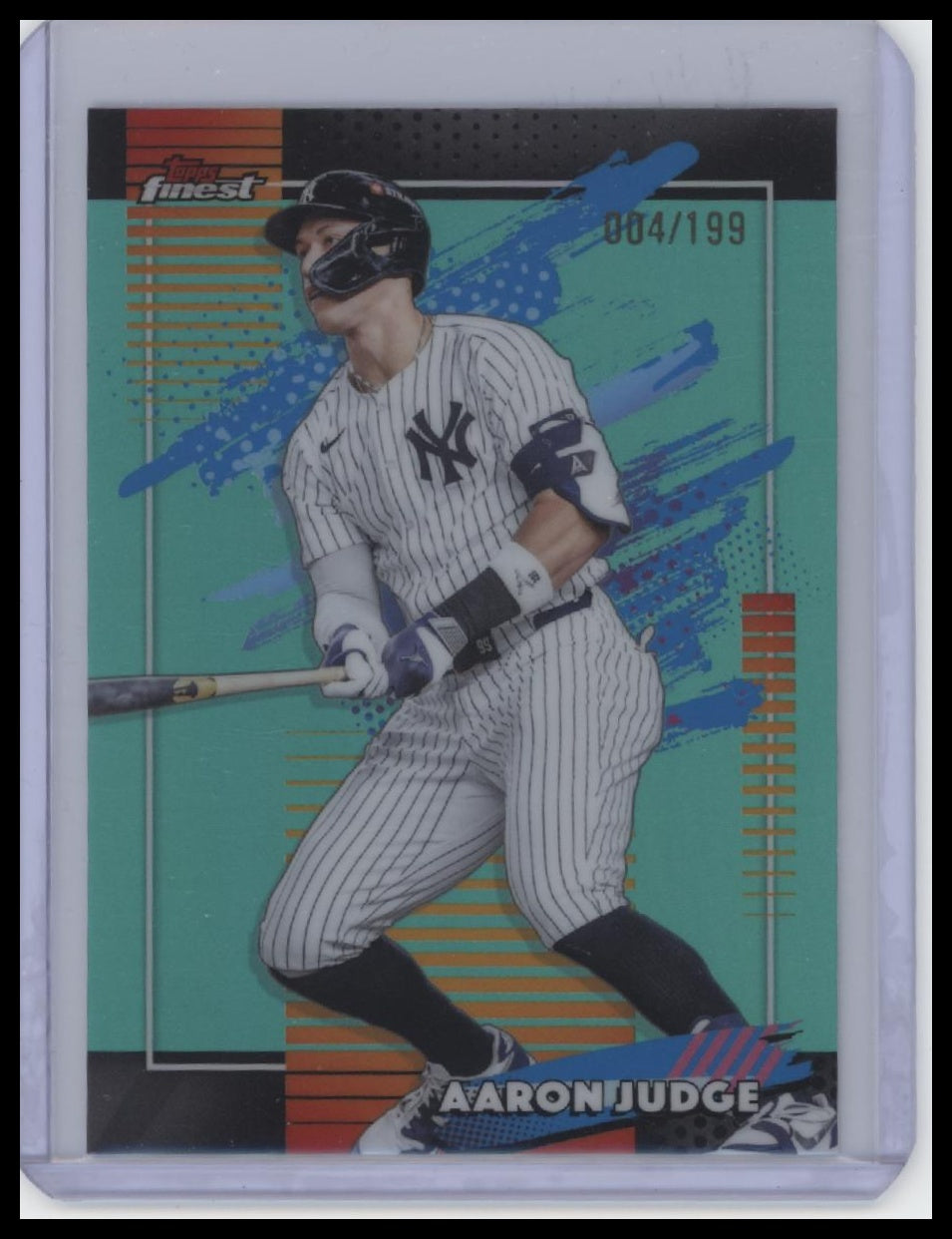 2026 Finest #199 Aaron Judge Aqua Refractors /199