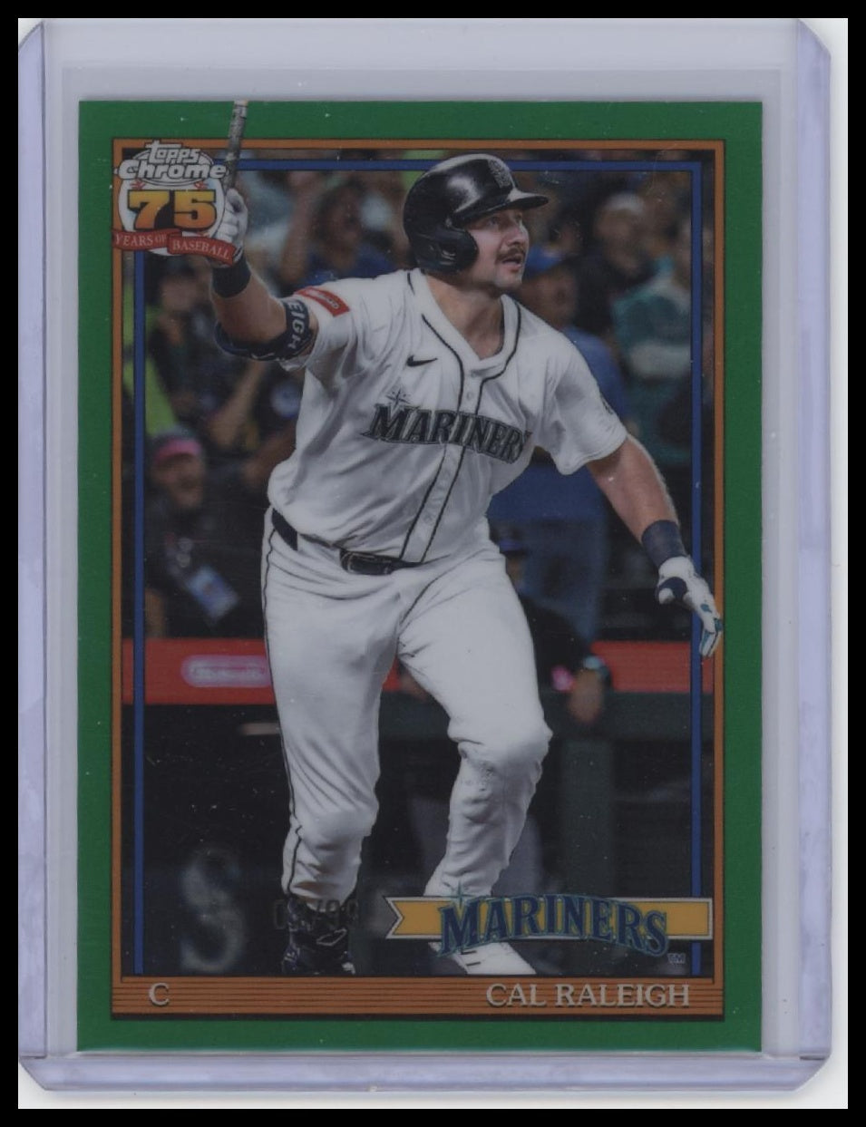 2026 Topps Chrome #91CB-4 Cal Raleigh 1991 Topps Baseball 35th Anniversary /99