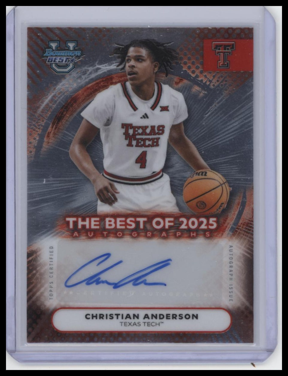 2025-26 Bowman's Best University #BA-CA Christian Anderson (AU)