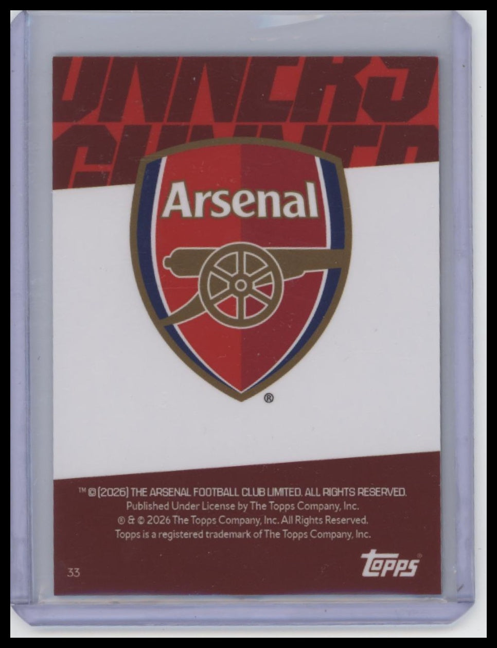2025-26 Topps Chrome Arsenal #33 Olivia Smith Purple Refractor #/75