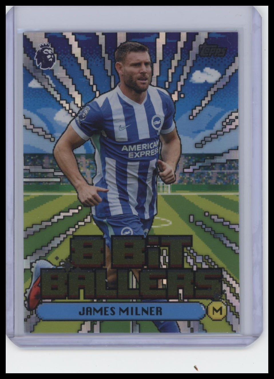 2026-27 Topps Flagship Premier League #8B5 James Milner 8-Bit Ballers