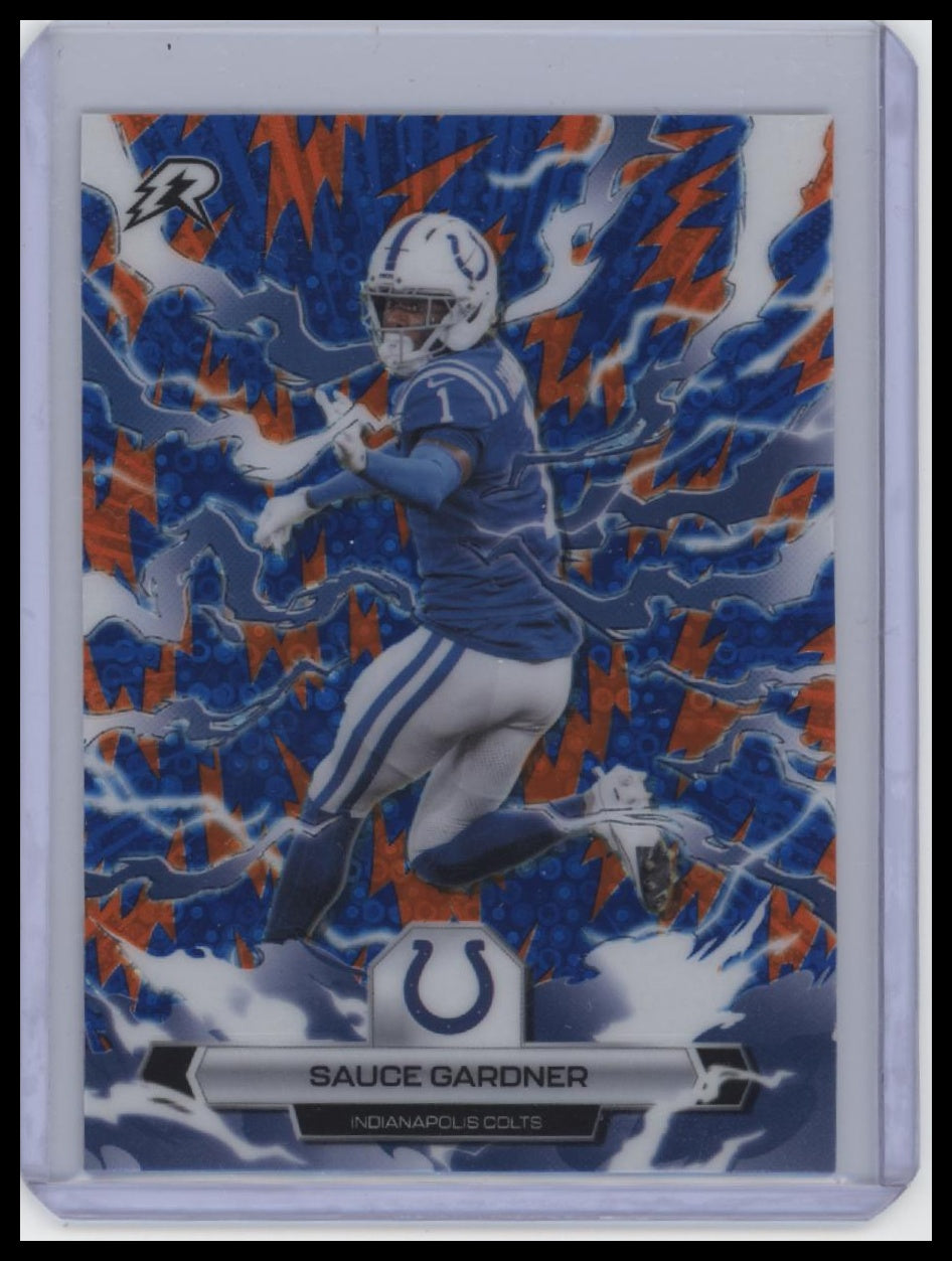2025 Topps Resurgence #43 Sauce Gardner Blue & Orange Spark Refractor