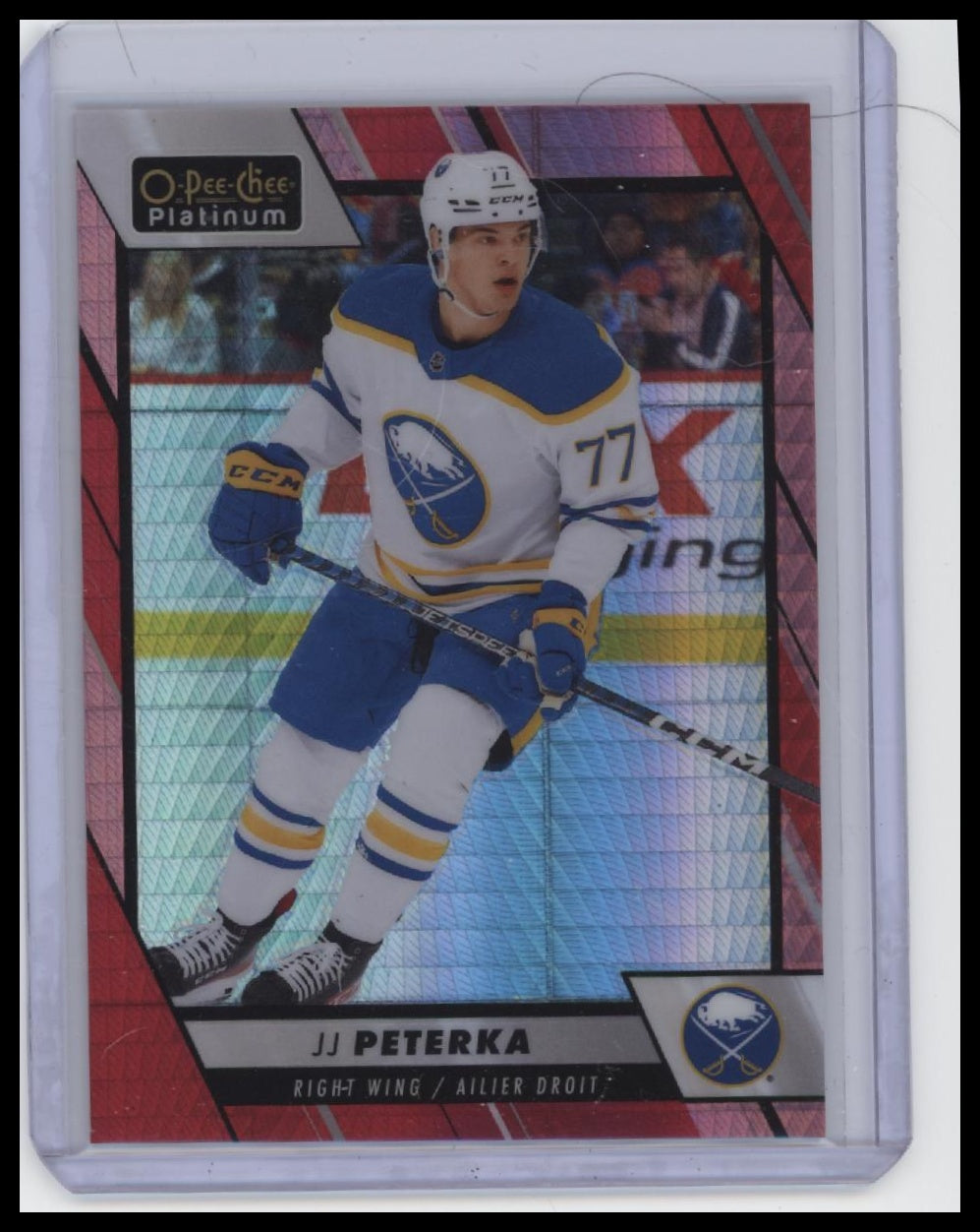 2023-24 O-Pee-Chee Platinum #181 JJ Peterka Red Prism /199
