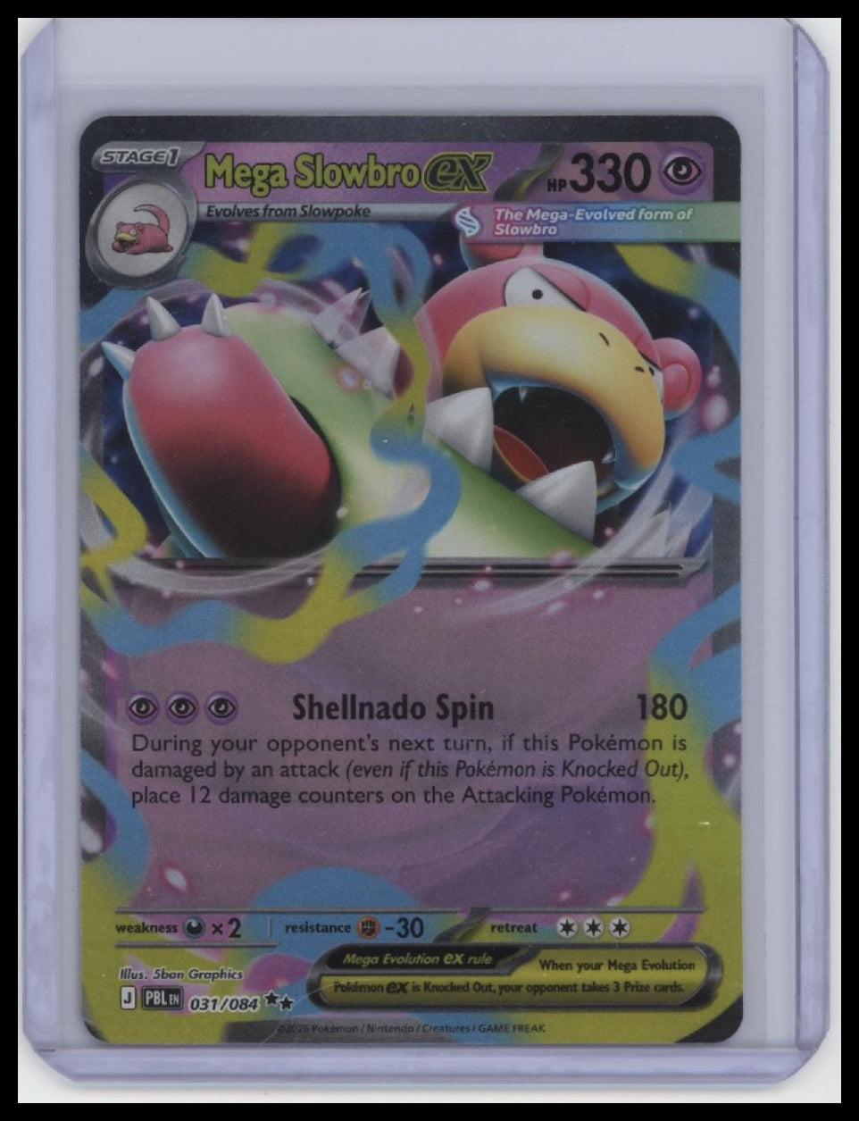 ME05: Pitch Black #031/084 Mega Slowbro ex