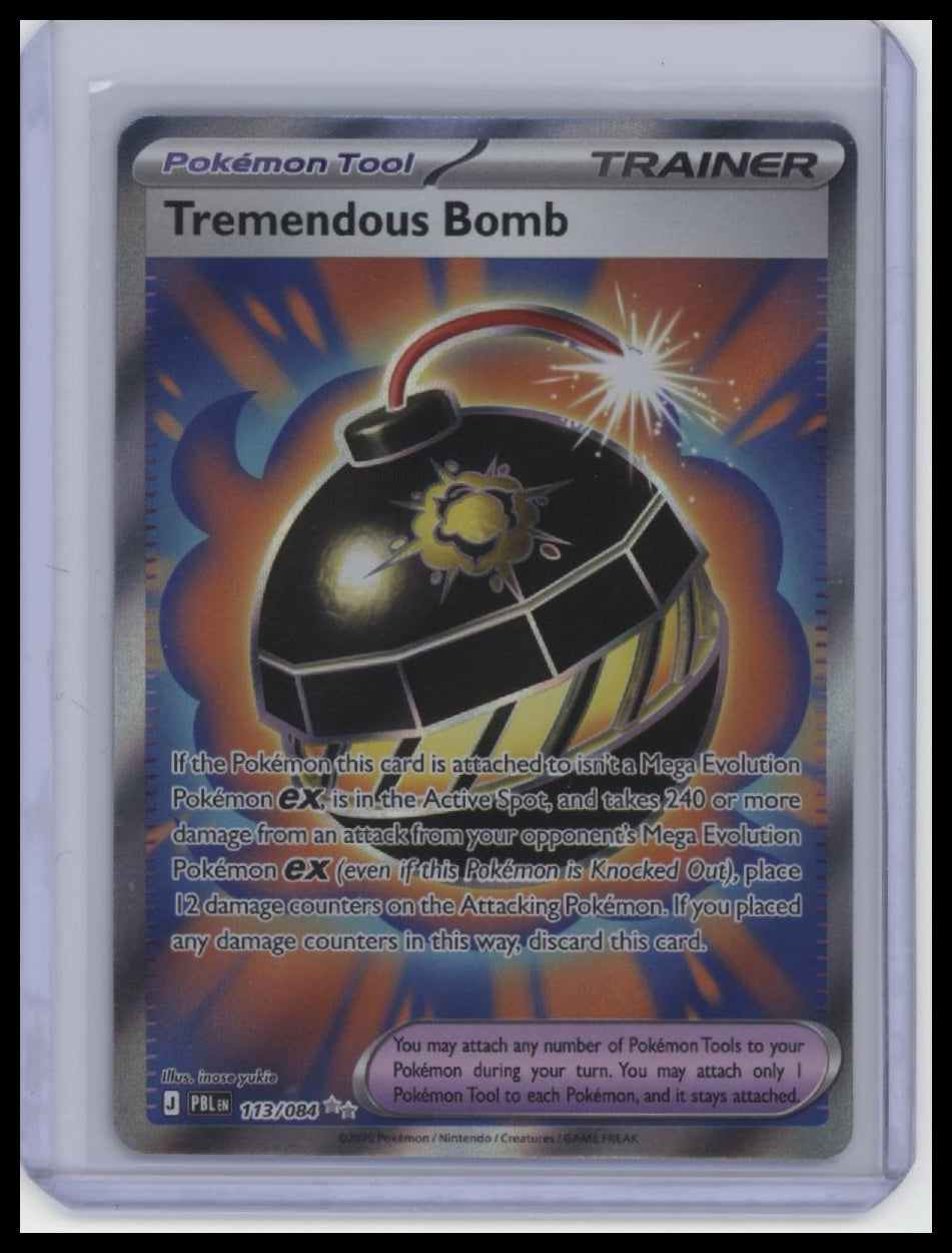 ME05: Pitch Black #113/084 Tremendous Bomb