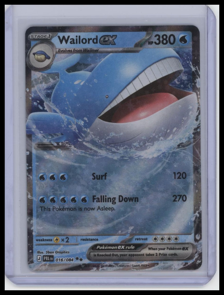 ME05: Pitch Black #016/084 Wailord ex