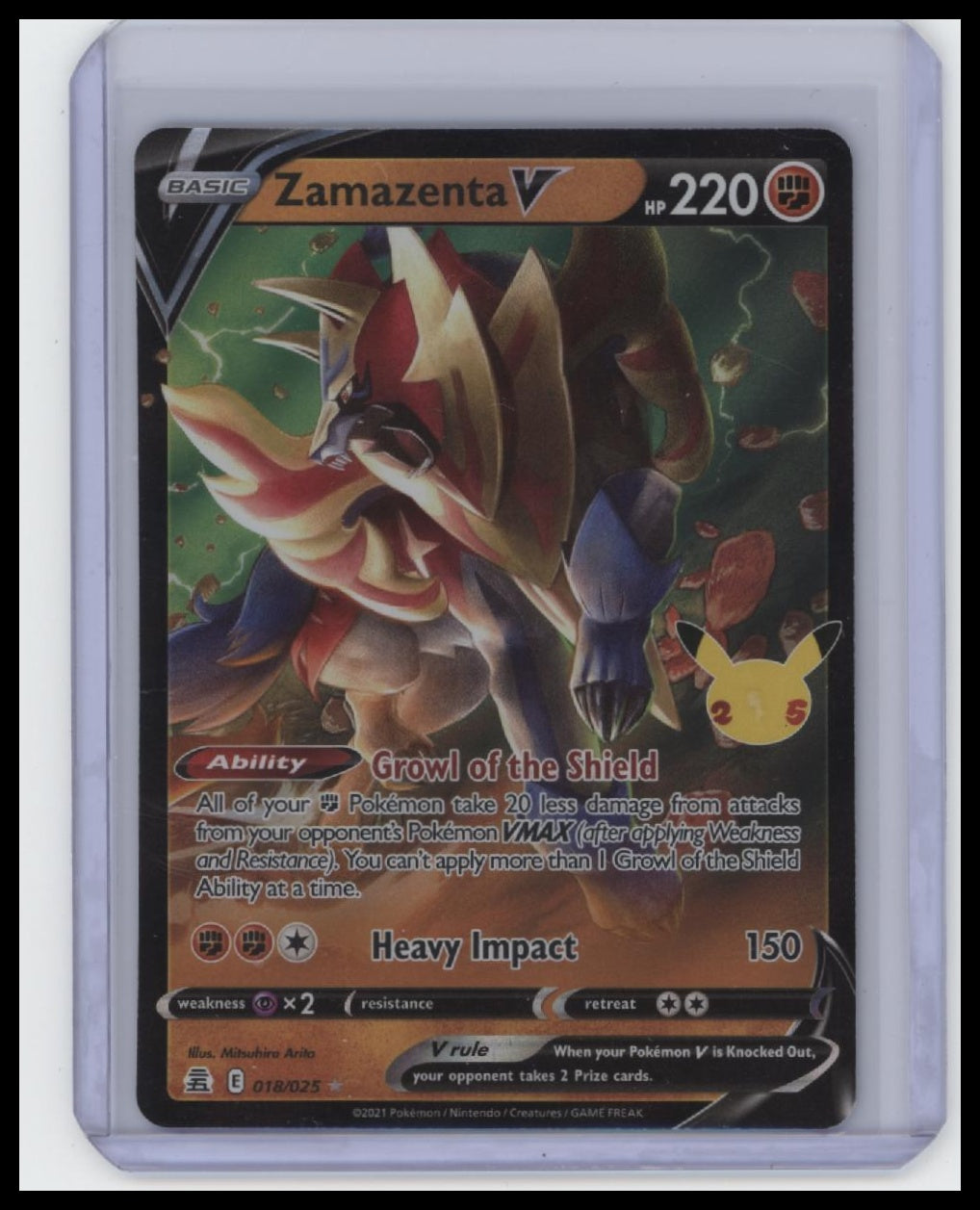 Celebrations #018/025 Zamazenta V