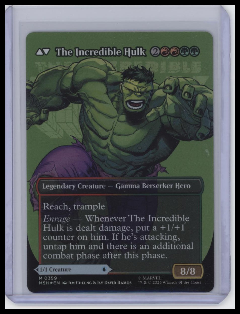Marvel Super Heroes #359 Bruce Banner (Borderless) (0359)