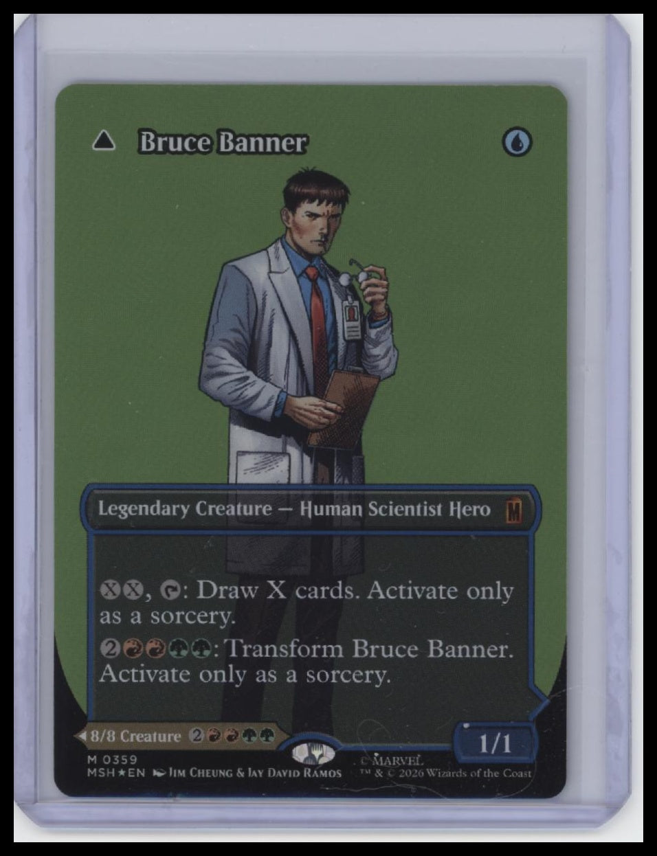 Marvel Super Heroes #359 Bruce Banner (Borderless) (0359)
