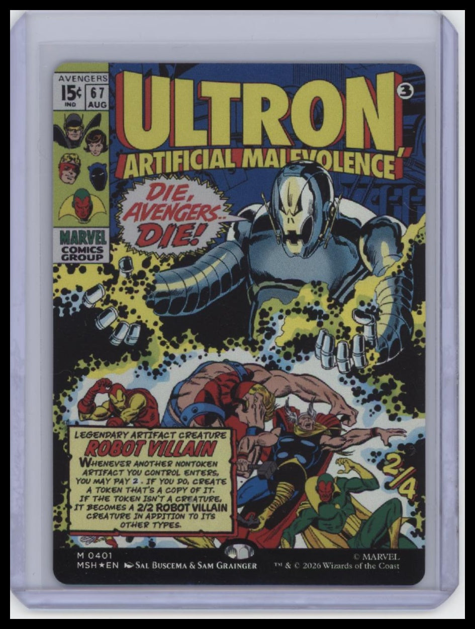 Marvel Super Heroes #401 Ultron, Artificial Malevolence (Borderless) (0401)