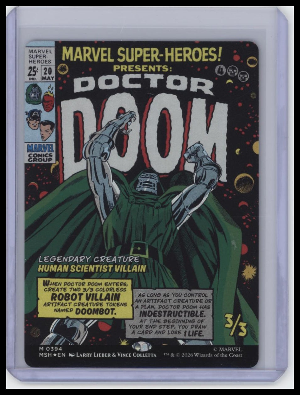 Marvel Super Heroes #394 Doctor Doom (Borderless) (0394)