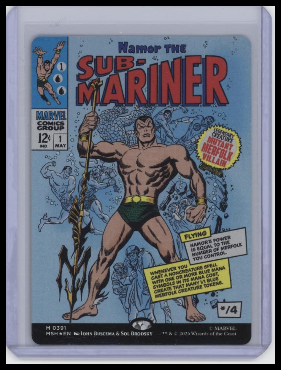 Marvel Super Heroes #391 Namor the Sub-Mariner (Borderless) (0391)
