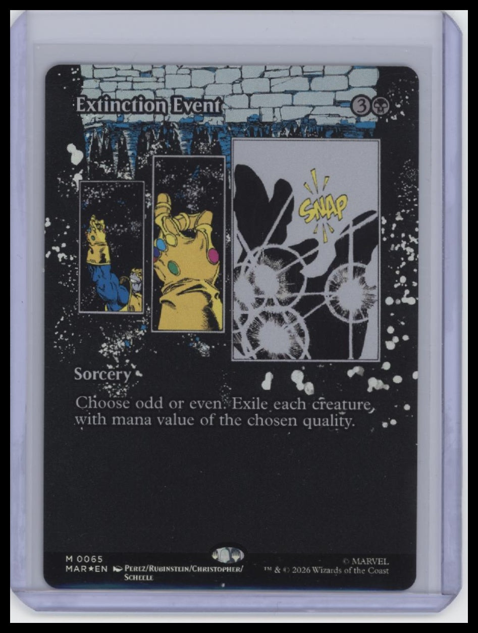 Marvel Universe Eternal-Legal #65 Extinction Event (Borderless) (Foil)