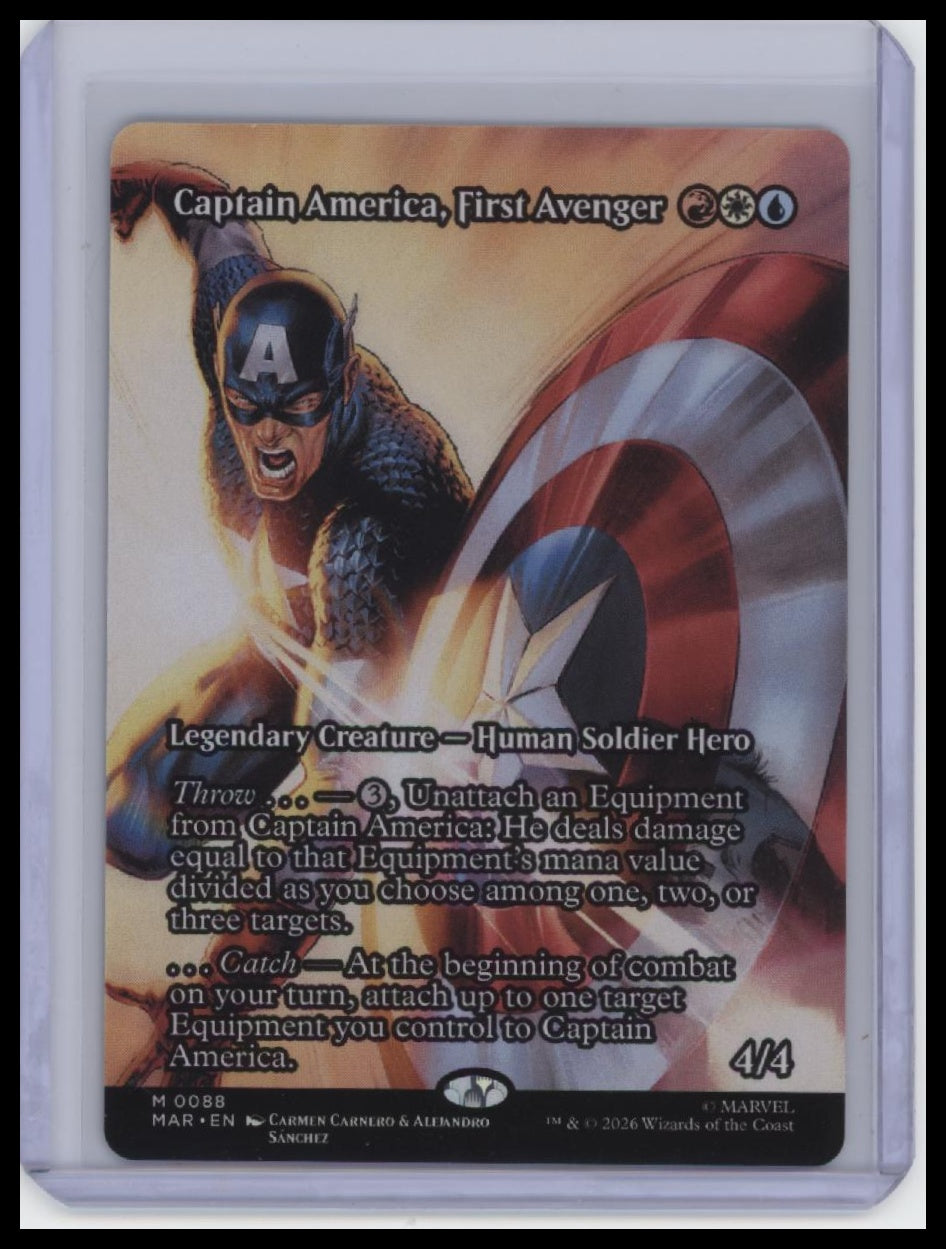 Marvel Universe Eternal-Legal #88 Captain America, First Avenger (Borderless)