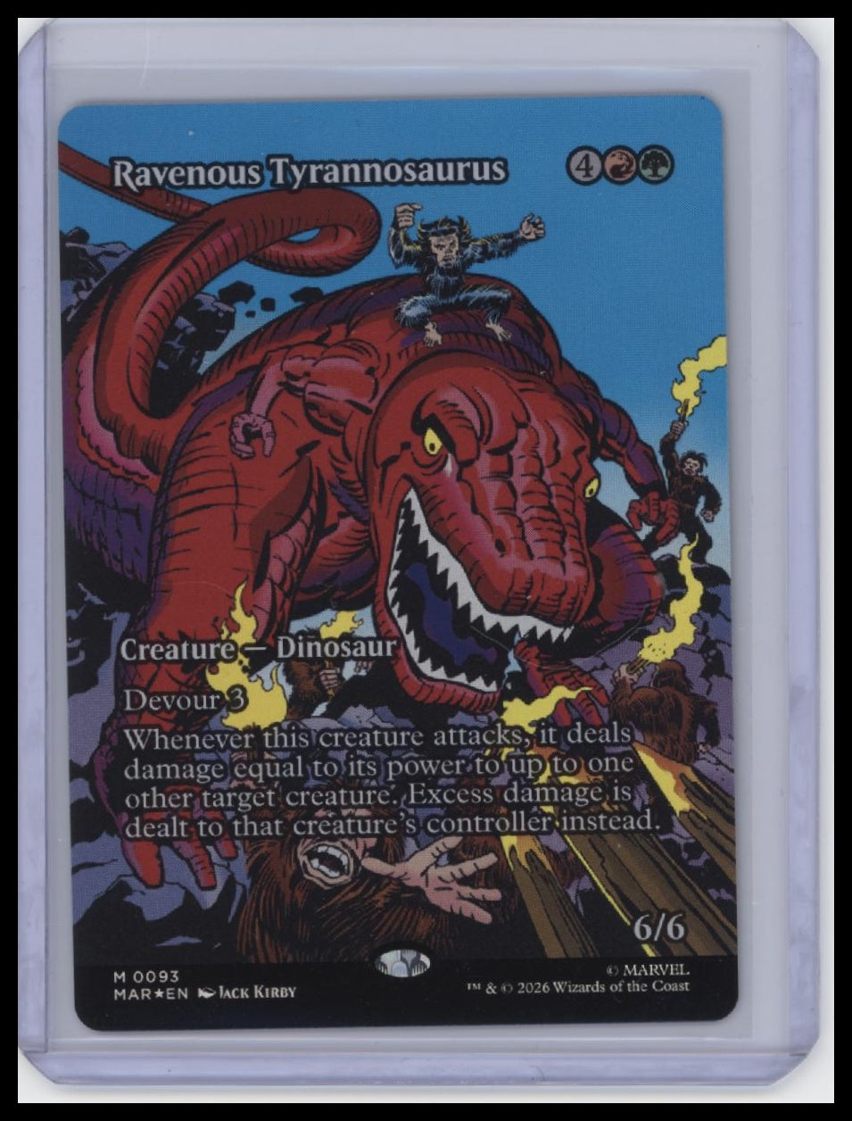 Marvel Universe Eternal-Legal #93 Ravenous Tyrannosaurus (Borderless)