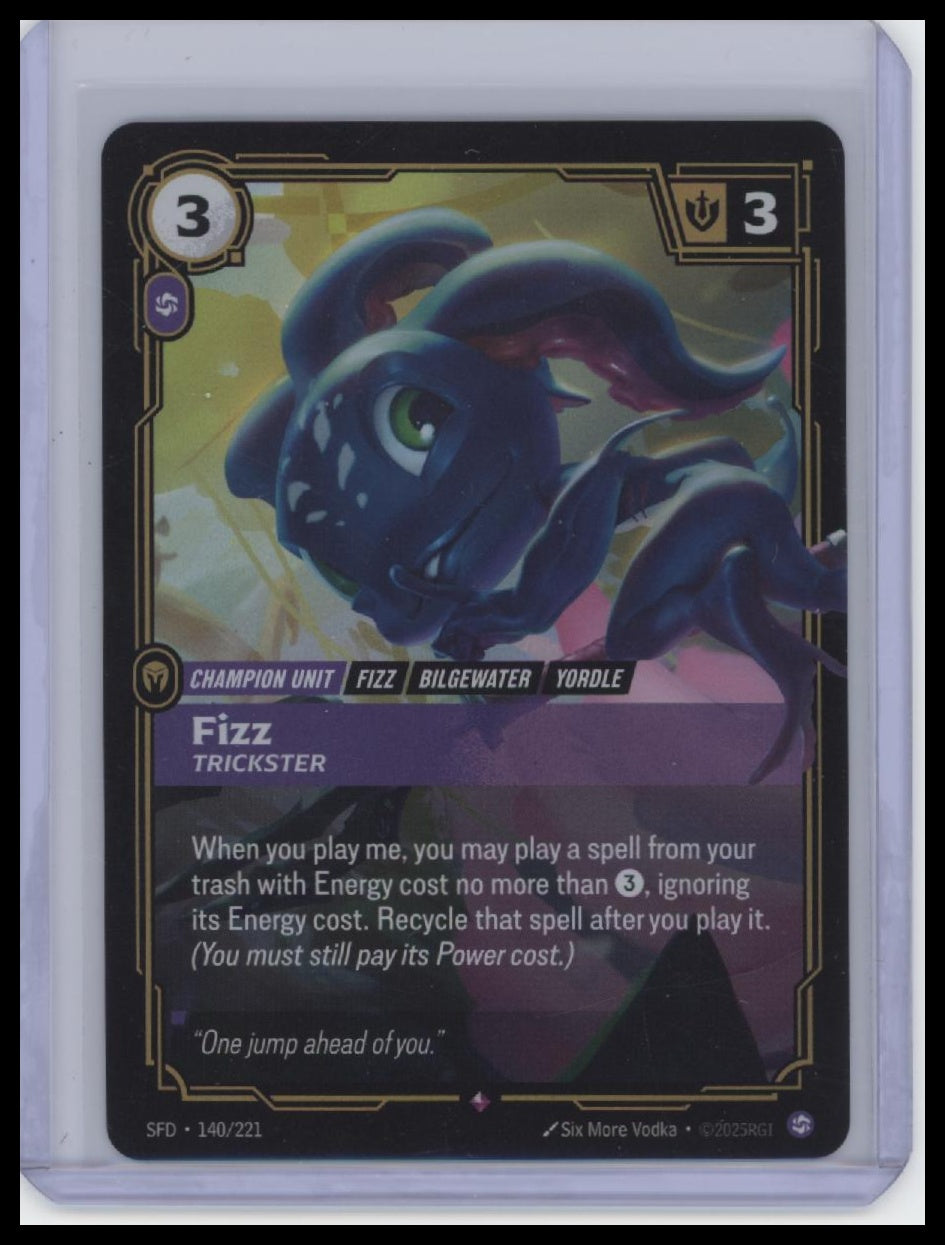 Riftbound: Spiritforged #140/221 Fizz Trickster