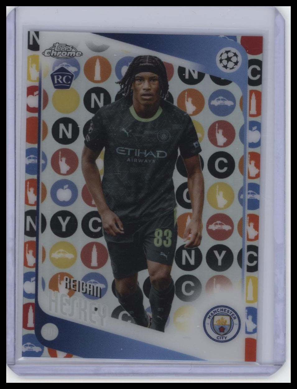 2025-26 Topps Chrome UEFA Club Competitions #142 Reigan Heskey Big Apple
