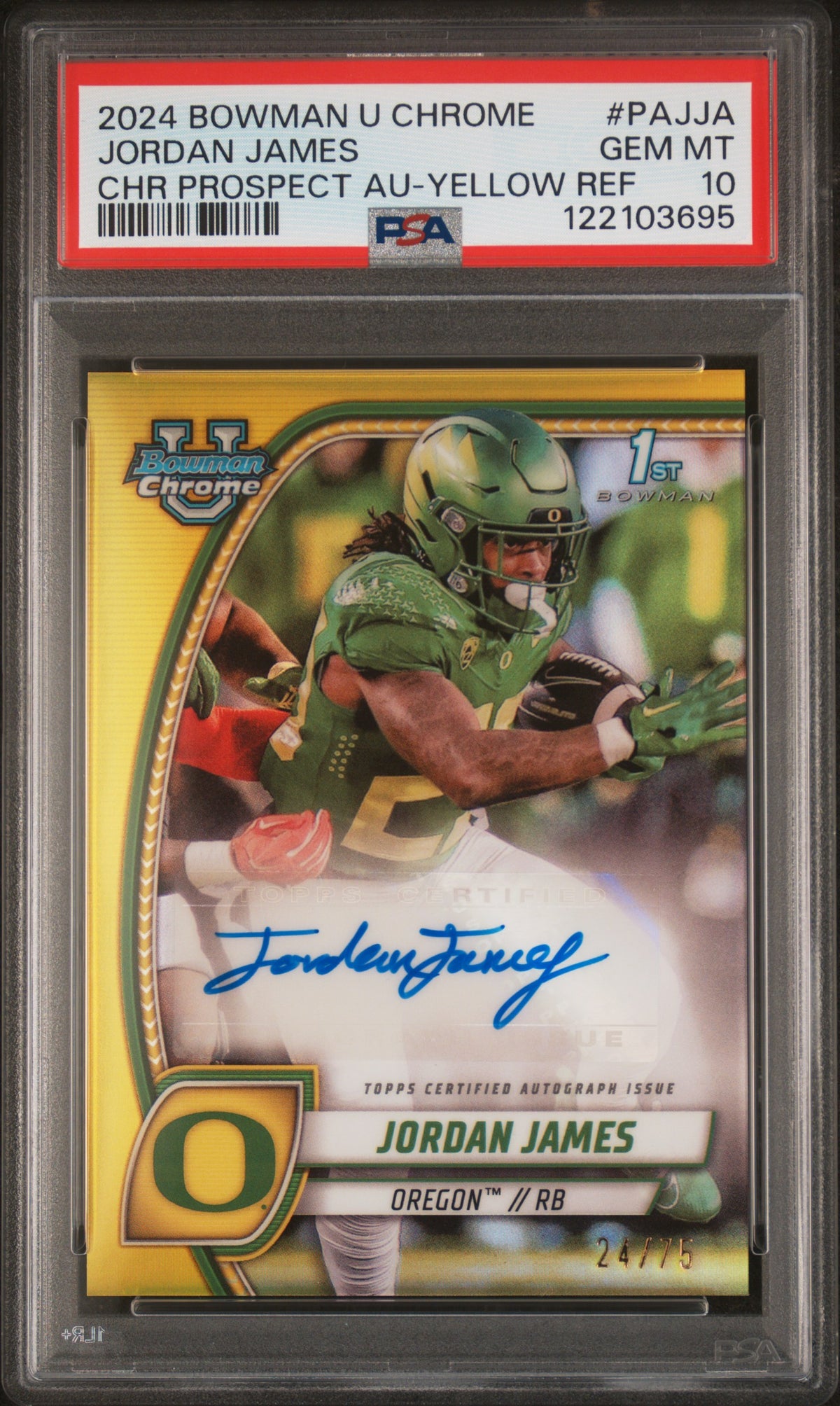 2024 Bowman University Chrome Bowman Prospect Autographs /75