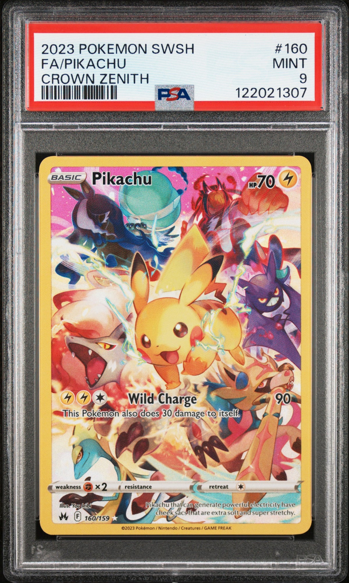 2023 Pokémon Sword And Shield Crown Zenith #160 Fa/Pikachu Crown Zenith