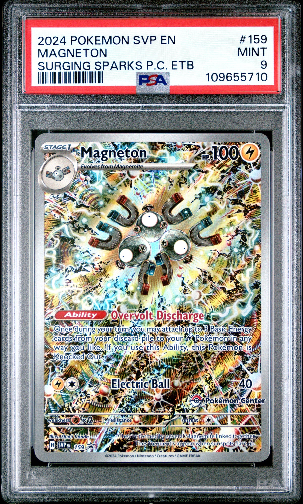 2024 Pokémon Svp En-Sv Black Star Promo #159 Magneton Surging Sparks