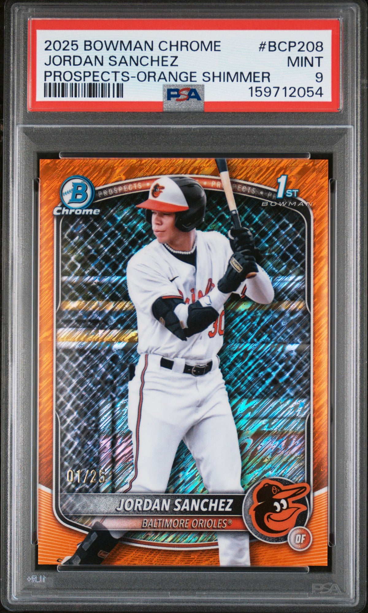 2025 Bowman Chrome Prospects #BCP208 Jordan Sanchez /25