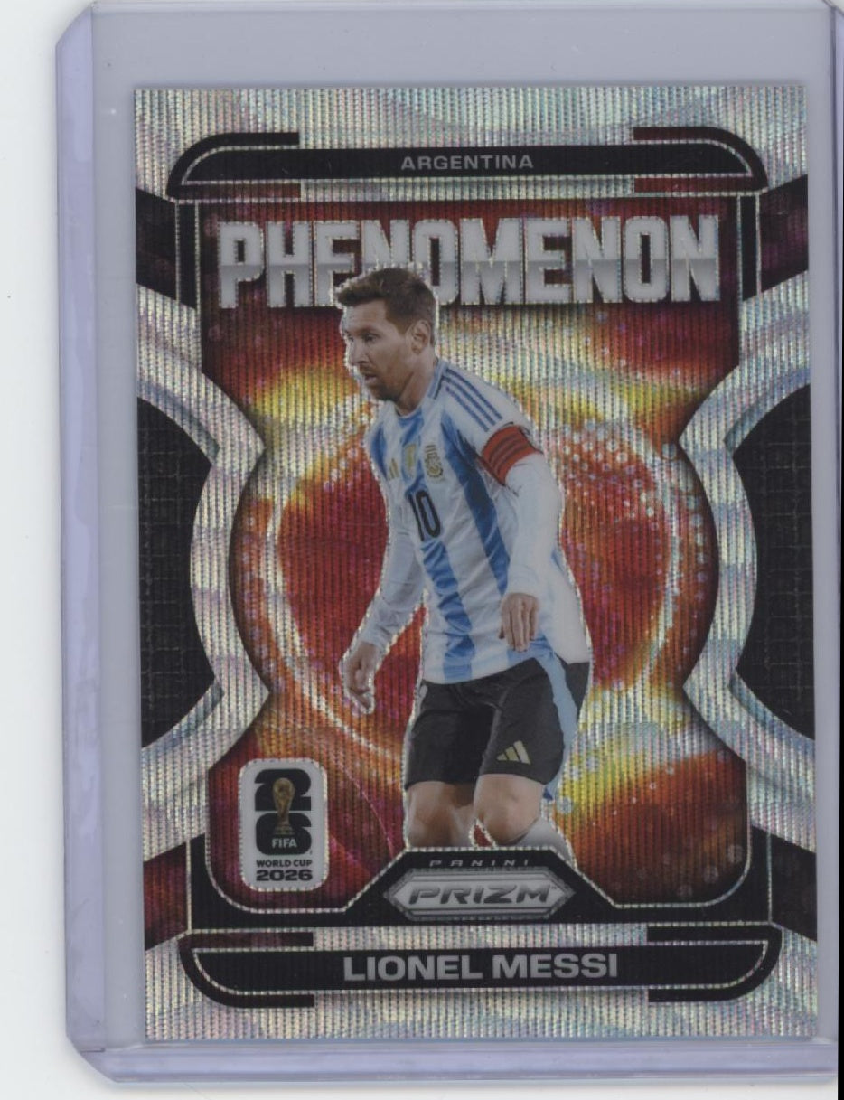 2026 Panini Prizm FIFA World Cup #19 Lionel Messi Phenomenon