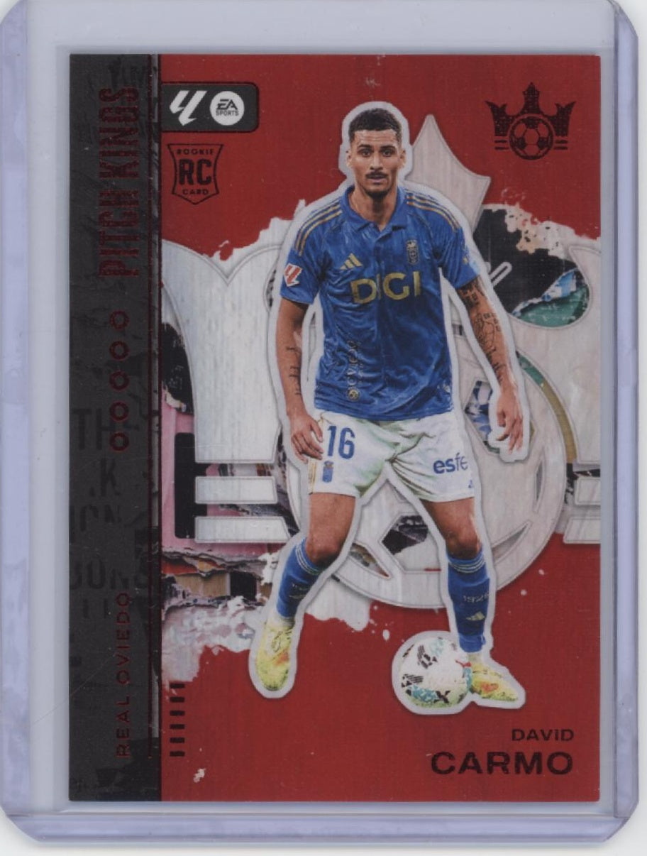 2025-26 Panini Pitch Kings #99 David Carmo Ruby #/199