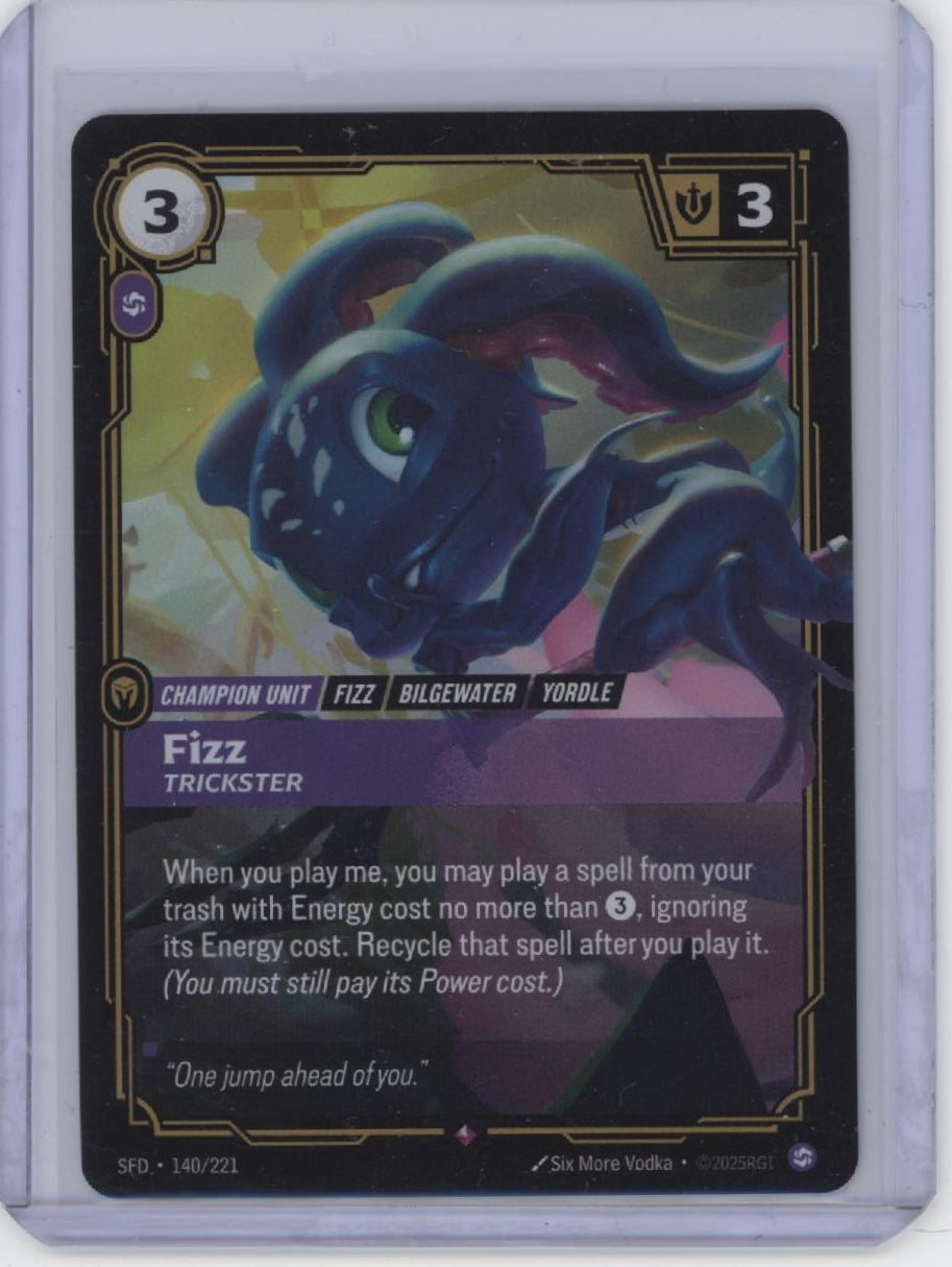 League of Legends Riftbound - Spiritforged #140/221 Fizz Trickster