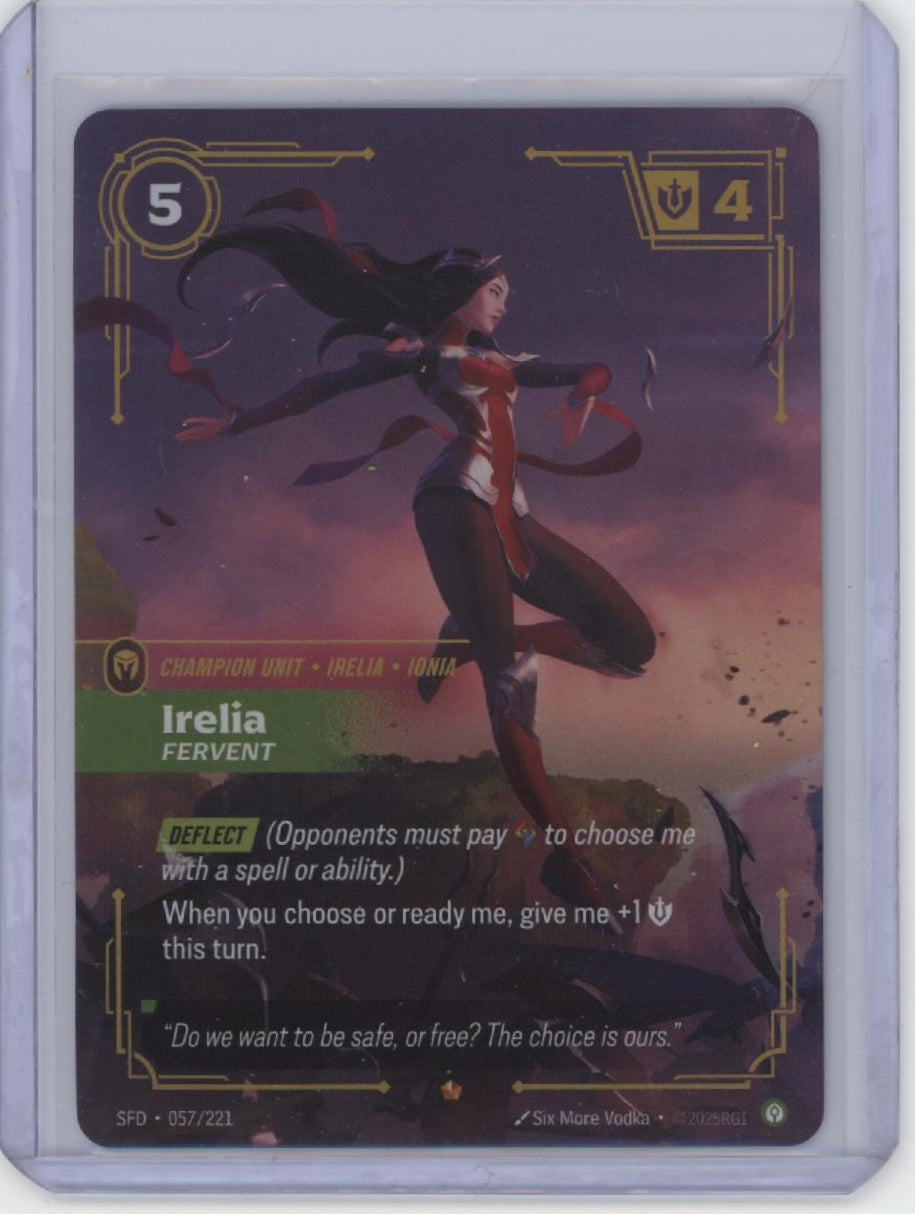 Riftbound - Spiritforged #057/221 Irelia, Fervent Champion Unit