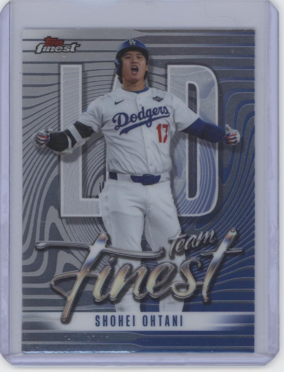 2026 Finest #TF-15 Shohei Ohtani Topps Team Finest Refractor
