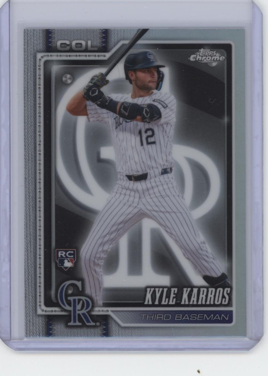 2026 Topps #334 Kyle Karros Lightboard Logo Variation SSP
