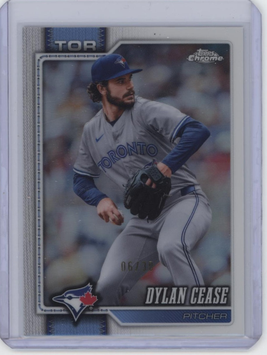 2026 Topps Chrome #208 Dylan Cease White Refractor #/30