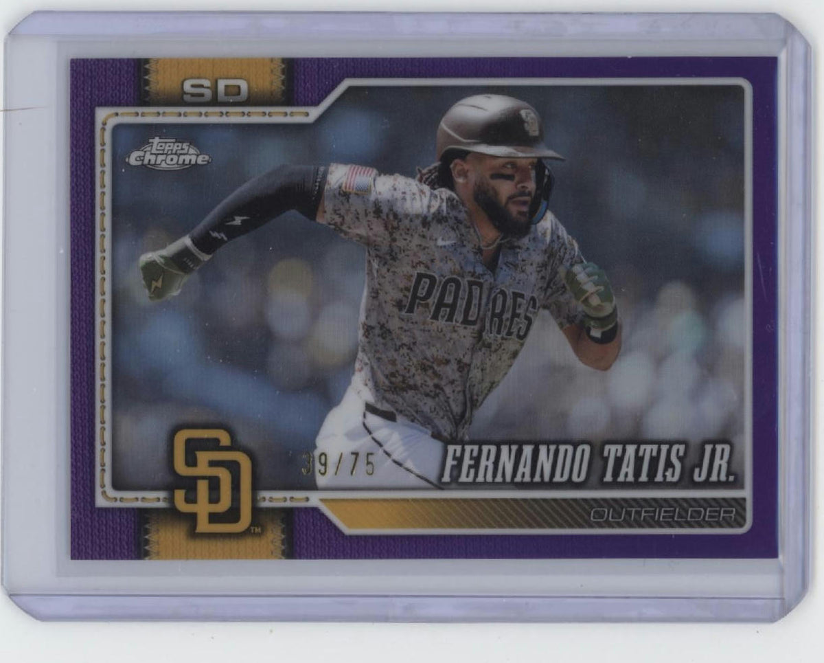 2026 Topps Chrome #260 Fernando Tatis Jr. Purple Refractor #/75