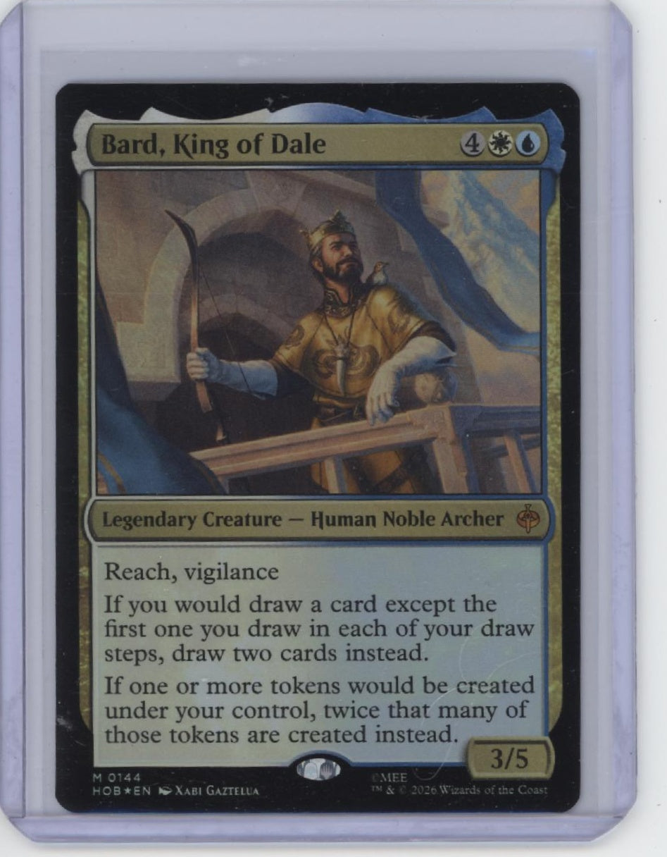 Magic The Gathering, The Hobbit #144 Bard, King of Dale Foil